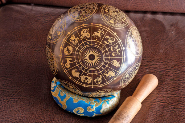 Embossed (Buddha, Mandala) Singing Bowl - Image 3