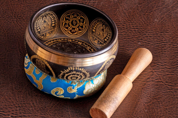 Embossed (Buddha, Mandala) Singing Bowl - Image 4