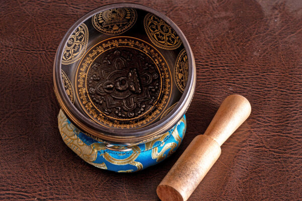 Embossed (Buddha, Mandala) Singing Bowl - Image 6